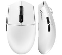 MAMBASNAKE x ATTACK SHARK G3 Mouse da Gioco Wireless, Leggero 59g, Sensore Ottico PAW3311, 25 000 DPI, Bluetooth/2.4G/USB-C, 5 Pulsanti Programmabili, Batteria da 500mAh per PC/Mac - Bianco
