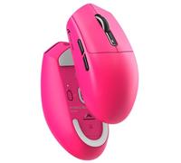 MAMBASNAKE x ATTACK SHARK G3 Mouse da Gioco Wireless, Leggero 59g, Sensore Ottico PAW3311, 25 000 DPI, Bluetooth/2.4G/USB-C, 5 Pulsanti Programmabili, Batteria da 500mAh per PC/Mac - Rosso Bacca