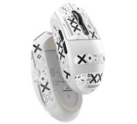 MAMBASNAKE x ATTACK SHARK G3 Mouse da Gioco Wireless, Peso Leggero 59g, Sensore Ottico PAW3311, 25.000 DPI, Bluetooth/2.4G/USB-C, 5 Pulsanti Programmabili, Grip Antiscivolo, 500mAh per PC/Mac - Bianco