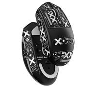 MAMBASNAKE x ATTACK SHARK G3 Mouse da Gioco Wireless, Peso Leggero 59g, Sensore Ottico PAW3311, 25.000 DPI, Bluetooth/2.4G/USB-C, 5 Pulsanti Programmabili, Grip Antiscivolo, 500mAh per PC/Mac - Nero