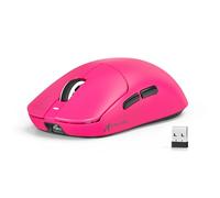 MAMBASNAKE X ATTACK SHARK X8SE 55g Mouse Da Gioco Wireless-Rosso Bacca
