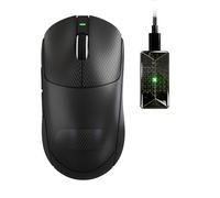 MAMBASNAKE X ATTACKSHARK X8ULTIMATE Mouse da gaming wireless e nastro antiscivolo,sensore PAW3950MAX,frequenza di polling 8K,ultraleggero da 59g,BT/2.4G/Type-C,42000 DPI,800mAh,driver web-Nero