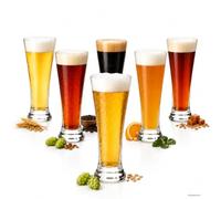 MamboCat Bernd Pub - Set di 6 bicchieri da birra da 0,3 l, per 6 persone