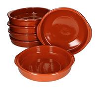 MamboCat Cazuela - Set di 6 ciotole Bernd, 850 ml, in argilla smaltata, misura XL, resistenti al calore, per casseruola, tiramisù, finger food, pezzo unico, realizzato a mano, vintage, medievale