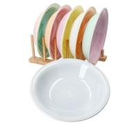 MamboCat Pastello Set di 6 piatti fondi I 450 ml I piatti colorati in gres porcellanato con colori pastello per 6 persone, piatti profondi per insalata, zuppa, cereali, pasta & Co.