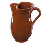 MamboCat Tonkrug medievale vichingo, brocca da 1 litro, caraffa mediterranea, antica, realizzata a mano, in stile vintage, per idromele e vin brulé, birra, Sangria, brocca per vino