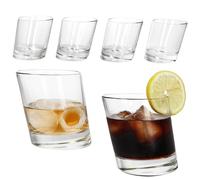 MamboCat Set di 6 bicchieri da whisky Pisa I 250 ml I 6 persone I bicchieri larghi con fondo pesante per Scotch, Bourbon & Co. I Double Old Fashion