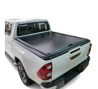 MAMEFVBB Copertura Bagagliaio Avvolgibile Manuale Esterno Impermeabile per Toyota per Hilux per Revo per Rocco 2015-2023 Doppia Cabina Tonneau Cover Cargo Cover