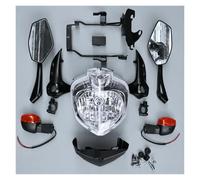 MAMEFVBB Faro Moto Fanale Anteriore Per Fazer Per FZ6 N Per FZ6N 2007-2010 Supporto Per Montaggio Faro Anteriore Per Motocicletta Copertura Per Tachimetro E Specchietto Retrovisore