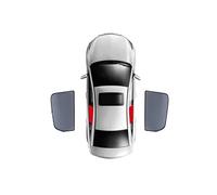 MAMEFVBB Parasole per Auto per Mitsubishi per Eclipse per Cross 2018-2023 Magnetico Auto Parabrezza Anteriore Tenda Posteriore Finestrini Laterali Parasole Scudo(2Pieces Rear Windows)