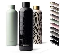 MAMEIDO Borraccia termica 750 ml, Borracce termiche anti-perdita, thermo bottle acciaio inox senza BPA, bottiglia termica (Drama Queen)