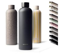 MAMEIDO Borraccia termica 750 ml - Borracce termiche prova di perdite, Thermos acciaio inox senza BPA, bottiglia termica (Carbon Grey)