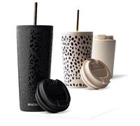 MAMEIDO Tazza Termica con Cannuccia 700 ml (Femme Fatale)