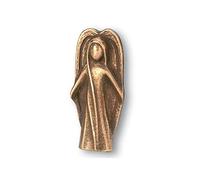 MaMeMi Angelo Protettivo in Bronzo 5,5 cm - Portafortuna e Handschmeichler - Angelo Tascabile in Confezione Regalo - Idea Regalo di Fede e Speranza