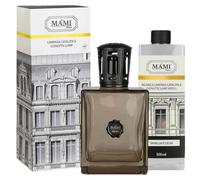 Mami Milano vaniglia e legni, box lampada catalitica tortora, con ricarica 500 m