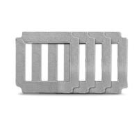 Mamibot W120-DP - Set di 4 panni in fibra alta (grigio)