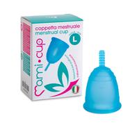 Mamicup® Coppetta Mestruale MADE IN ITALY L Turchese Riutilizzabile Confortevole