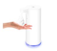 Mamiddle Dispenser di sapone automatico in acciaio inox con sensore a infrarossi, erogatore elettrico IPX5, impermeabile, ricarica USB-C con sensore, sensore di movimento a infrarossi, per cucina e