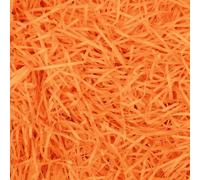 Mamiddle Paglia per Cesti Decorativa - 50g Raffia per Riempimento Regali, Filler per Cestini, Scatole e Decorazioni - Materiale per Party, Matrimoni, Natale (Arancione)