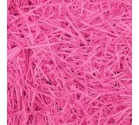 Mamiddle Paglia per Cesti Decorativa - 50g Raffia per Riempimento Regali, Filler per Cestini, Scatole e Decorazioni - Materiale per Party, Matrimoni, Natale (Rosa fucsia)