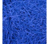 Mamiddle Paglia per Cesti Decorativa - 50g Raffia per Riempimento Regali, Filler per Cestini, Scatole e Decorazioni - Materiale per Party, Matrimoni, Natale (Blu zaffiro)