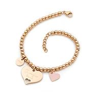 MAMIJUX Bracciale Nonna Idea Regalo in acciaio Regolabile Ti Voglio Bene