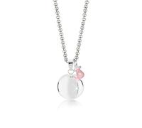 MAMIJUX Chiama Angeli Ciuccio Mamma Idea Regalo Gravidanza Collana Donna Richiamo degli Angeli Catenina Acciaio