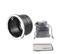 Mamiya 645 (M645) - Adattatore per obiettivo EOS R, compatibile con EF R8, R50, R6 Mark II, R7, R10, R3, R5, R5C, EF R6, EF/R, RP+panno per la pulizia delle lenti