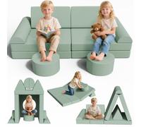 MAMIZO Divano per Bambini,Divano Gioco Modulare in Schiuma,Velluto a Coste | Divano da Gioco per Bambini,con 15PCS Modulo,per Camera da Letto e Sala Giochi,Mobili Creativi per Sala Giochi,Regalo bambini