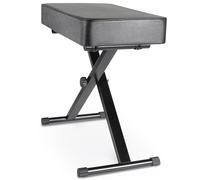 MAMIZO Sgabello per pianoforte, regolabile in altezza 50-56 cm, con cuscino in poliuretano 8 cm X, per tastiera pieghevole, nero