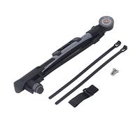 MAMJENNI Gonfiatore per pompa per pneumatici per bici Mini pompa per bici portatile ad alta pressione con display in tempo reale in lega di alluminio per gonfiare le biciclette