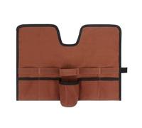 MAMJENNI Set da cocktail in tela Borsa da trasporto Borsa da barman professionale per mixology con tracolla pieghevole portatile per campeggio all'aperto (Marrone)