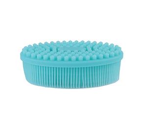 MAMJENNI Spazzola per Capelli per Bambini, Per Neonati E Neonati, Setole Morbide In Silicone, Massaggiatore Per Il Cuoio Capelluto, Leva La Cappuccina, Essenziale Per Il Bagnetto, (Verde)