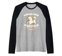 Mamma Akbash, Come Una Normale Mamma Solo più Fresca - Akbash Dog Maglia con Maniche Raglan