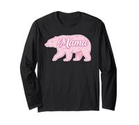 Mamma Bear Sprinkles Jimmies Pattern Sweet Treat Whimsy Maglia a Manica