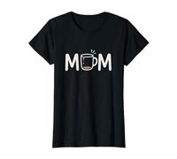 Mamma caffè Dipendenza Divertente Grafica Maglietta