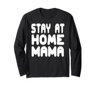 Mamma Casalinga Umorismo Allegro Citazione Divertente Maglia a Manica