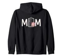 Mamma Checklist Sovraccarico Genitori Grafico Felpa con Cappuccio