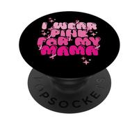 Mamma con il cancro al seno indossa il rosa per la PopSockets PopGrip Adesivo
