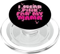 Mamma con il cancro al seno indossa il rosa per la PopSockets PopGrip per MagSafe