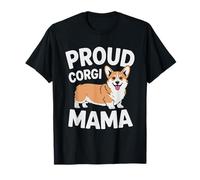Mamma Corgi Pembroke Welsh Maglietta
