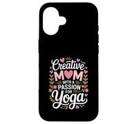 Mamma creativa con una passione per la vita amante dello yoga Custodia per iPhone 16