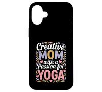 Mamma creativa con una passione per la vita amante dello yoga Custodia per iPhone 16 Plus