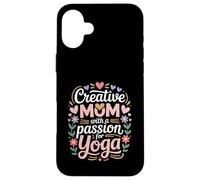 Mamma creativa con una passione per la vita amante dello yoga Custodia per iPhone 16 Plus