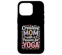 Mamma creativa con una passione per la vita amante dello yoga Custodia per iPhone 16 Pro
