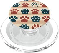 Mamma da compagnia americana rustica con motivo patriottico con stampa a zampa PopSockets PopGrip per MagSafe