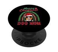 Mamma del cane di Babbo Natale della montagna del Bernese PopSockets PopGrip Adesivo
