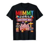 Mamma del compleanno per Boy Circus Carnival Family Party Maglietta