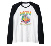 Mamma del compleanno Scarpe da pattinaggio a rotelle per ragazzo Maglia con Maniche Raglan