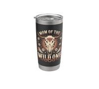 Mamma Del Selvaggio Uno Cowboy Rodeo Paese Western Bull Skull Bicchiere termico in acciaio inox doppia parete